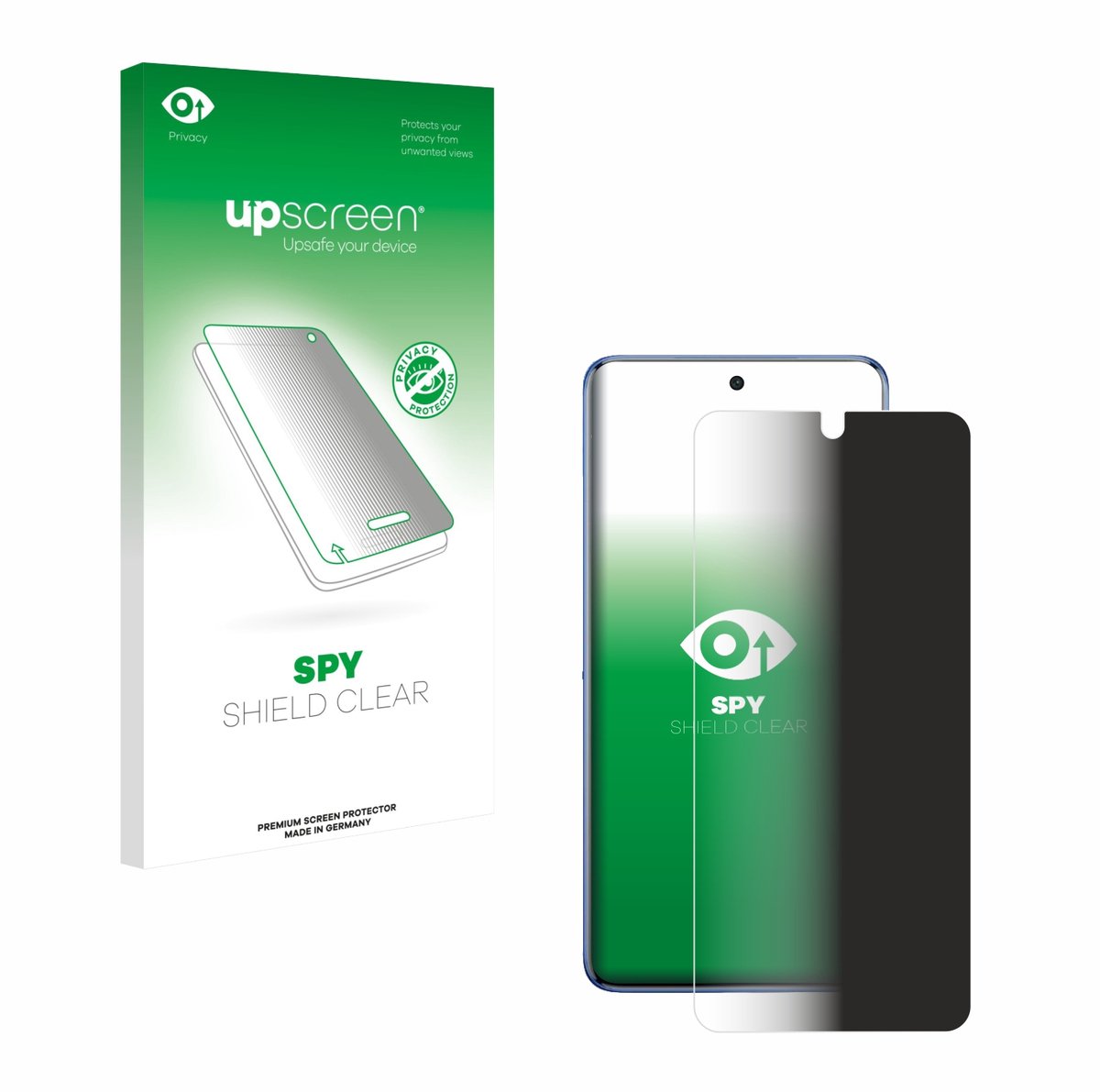upscreen - privacy screenprotector voor Vivo V60 - Folie Beschermfolie Blauwlichtfilter