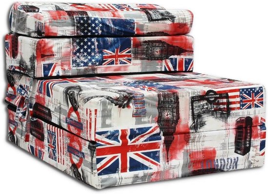 Vouwmatras Gastenmatras Opvouwbaar Ligbed Reis- en Campingmatras van Merkloos — afbeelding 5