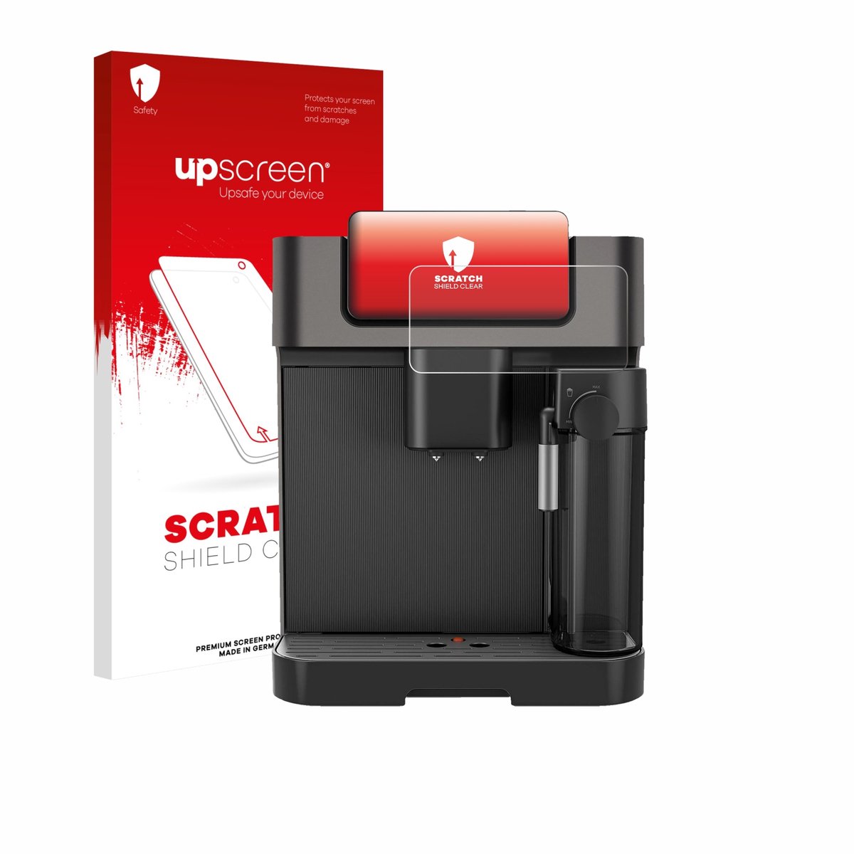 upscreen - Screenprotector voor Grundig KVA 7230 - Folie Beschermfolie transparant