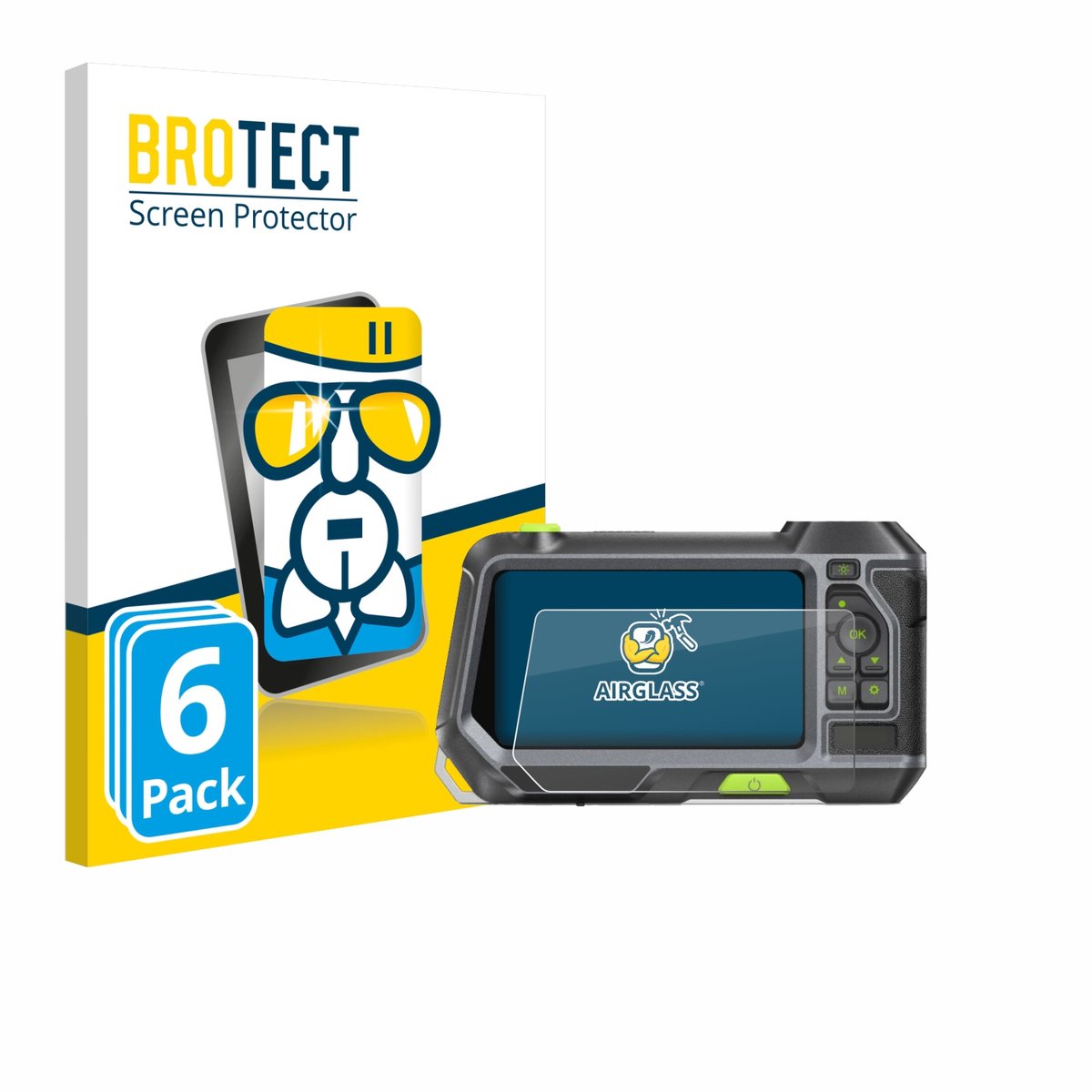 Screenprotector 6 Stuks voor Teslong NTS500 Beschermglas transparant
