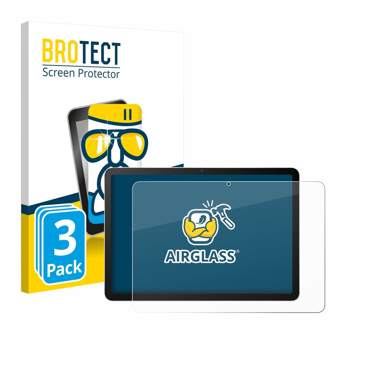 Screenprotector 3 Stuks voor Wacom MovinkPad 11 Beschermglas transparant