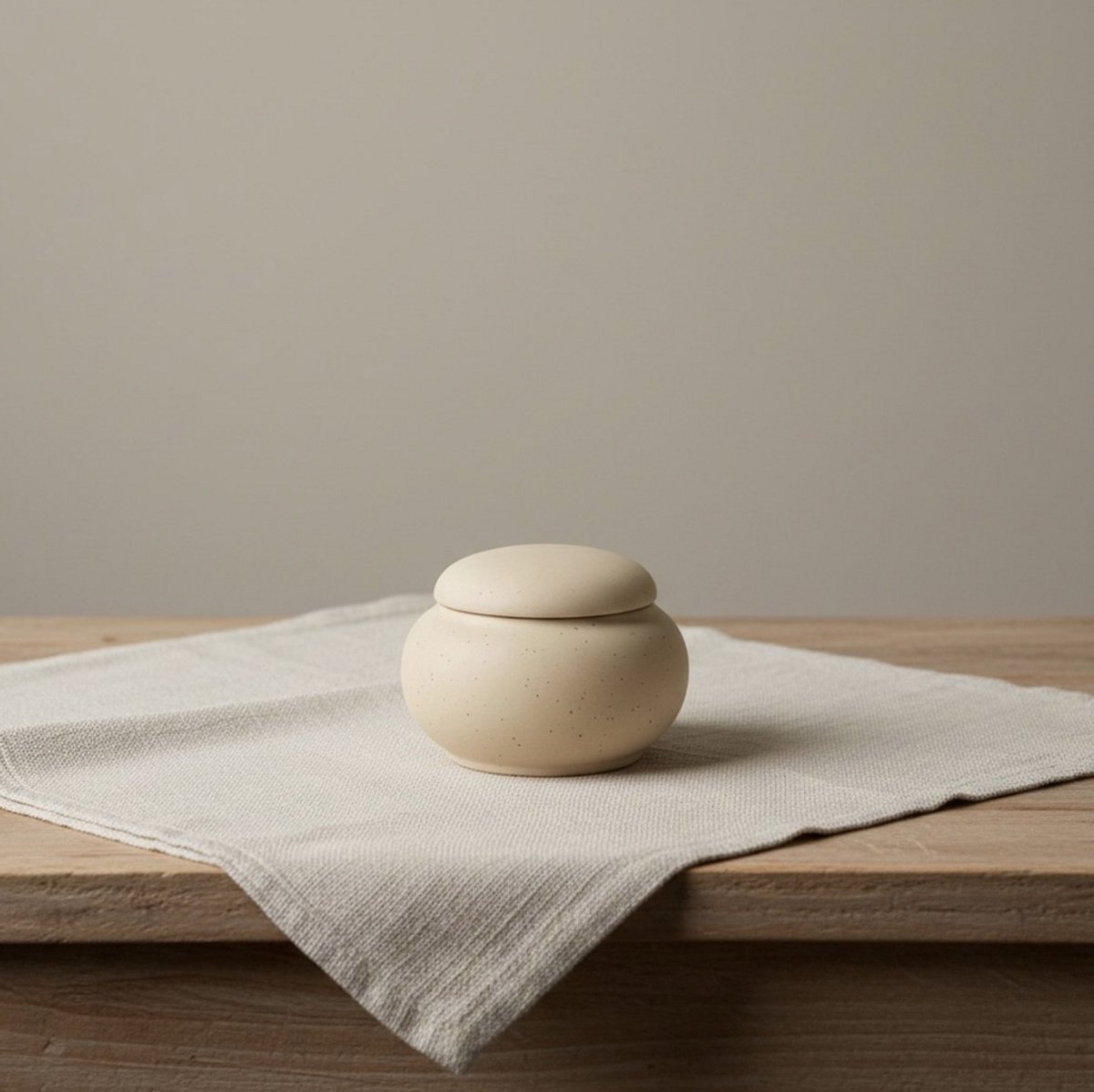 Artic Tavira Mini Urn – Beige – 120ML – Zandsteen – Rustieke Zandstenen Urn – Handgemaakt – Urn – Menselijk As – Huisdieren Urn – Urn Hond – Urn Kat – Urn voor As Volwassen – Urne – Urnen – Urne Volwassenen – Familie Urn