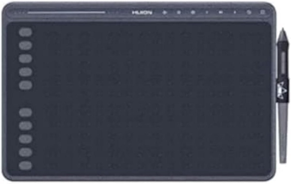 Grafische Tablet 258 x 161 mm - 5080 lpi Resolutie - USB Aansluiting - Lichtgrijze Kleur