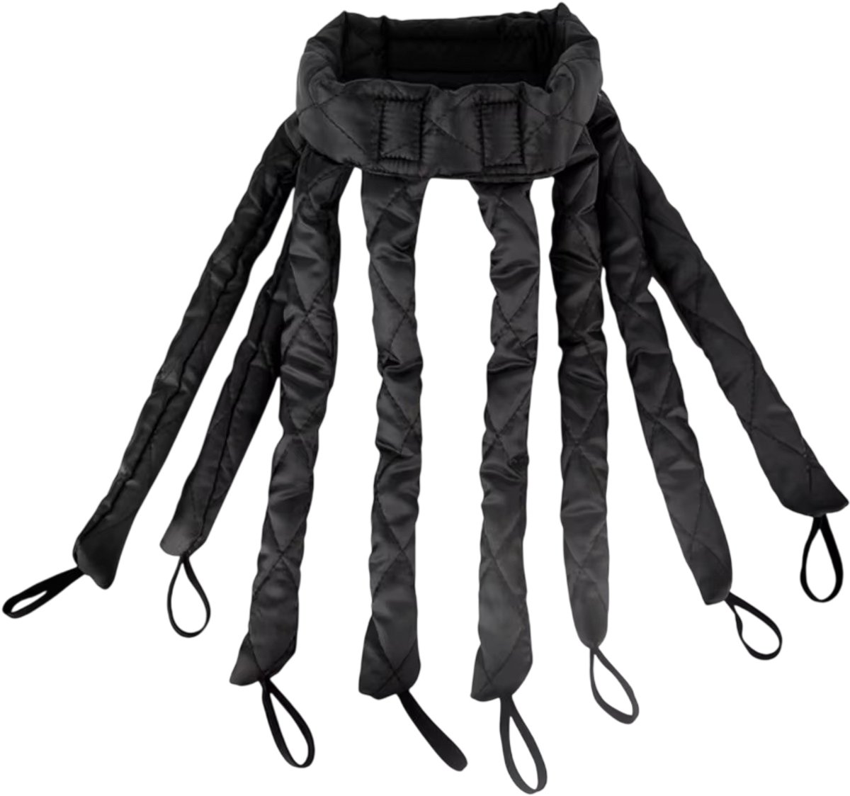Flexibele Warmtevrije Haarkrultang – DIY Haarstylingtools, Krul Hoofdband, Zachte Slapen Krulstaven voor Vrouwen, Krultang Zonder Warmte, Nachtkrullen - Zwart
