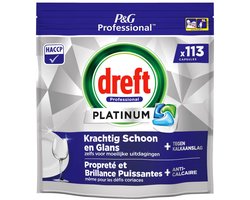 Dreft P&G Professional Vaatwastabletten platinum regular 113 tabletten