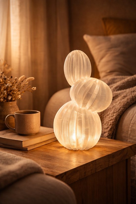 Noa Bunny Lamp – Limited Edition | Design Konijnen Tafellamp LEDlicht Met USB aansluiting | Sfeerlamp Nachtlampje Kinderkamer — afbeelding 3
