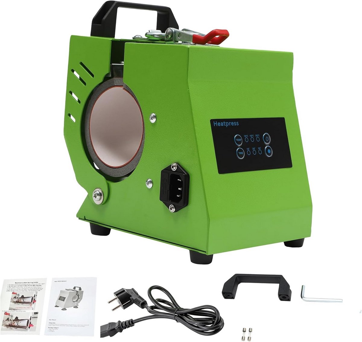 Mokkenpers 300W Hittepers voor Sublimatie op Keramiek, Glas en Metaal - Instelbare Tijd & Temperatuur
