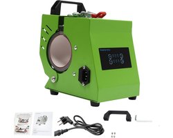 Mokkenpers 300W Hittepers voor Sublimatie op Keramiek, Glas en Metaal - Instelbare Tijd & Temperatuur