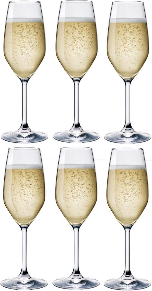Champagneglazen Set van 5 - Elegante Fluiten voor Feestelijke Dranken - 240ml