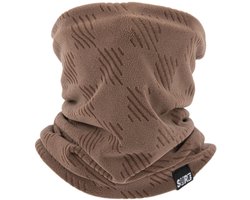 Lange Fleece Buff – Ademend Thermische Nekwarmer – Lichtgewicht Fietssjaal voor Heren & Dames, 30×25 cm - Bruin