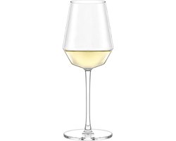 Stölzle Lausitz Celestia Witte Wijnglazen Set van 6 – 41 cl – Luxe Wijnglazen – Loodvrij Kristalglas – Vaatwasmachinebestendig