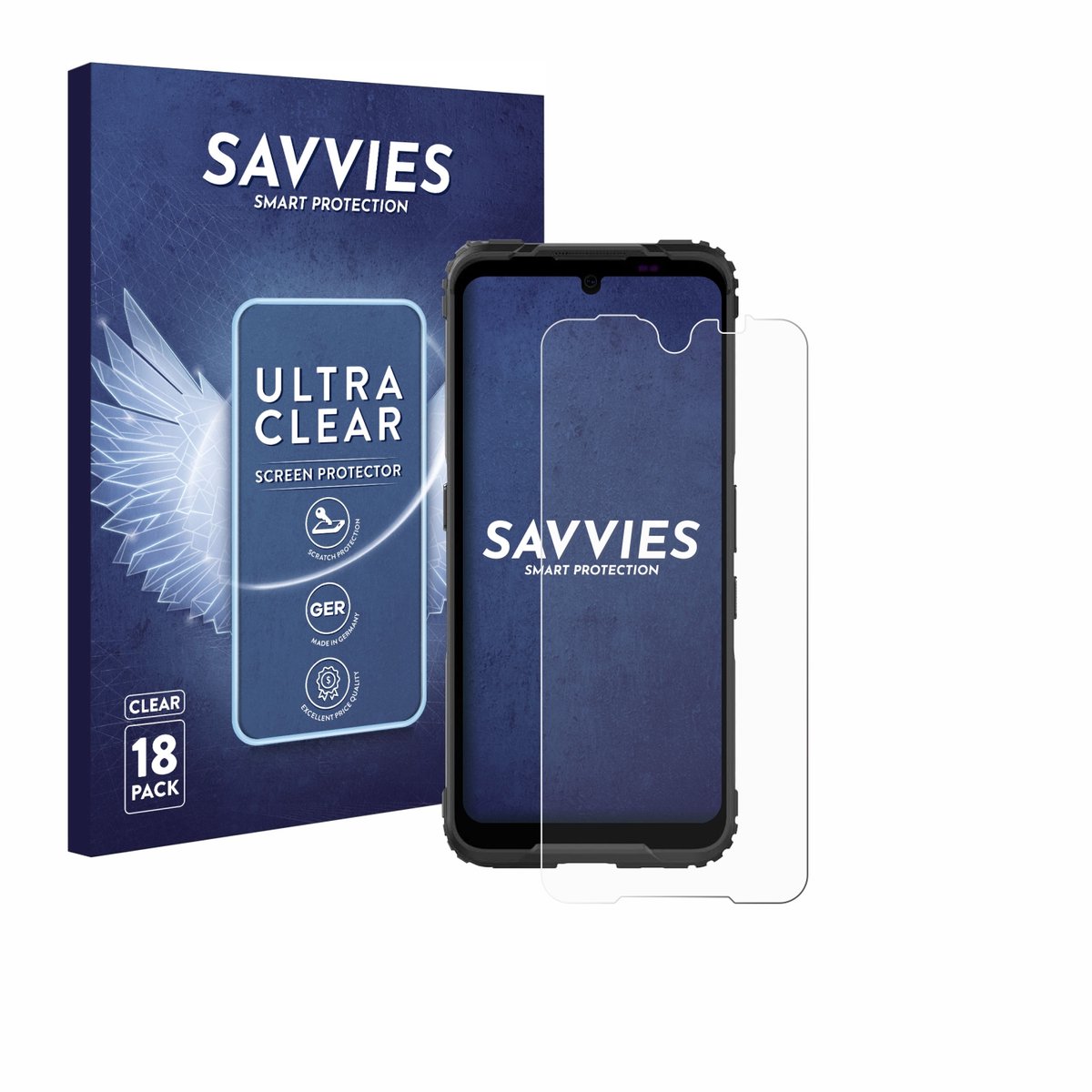 Savvies - Screenprotector voor Hammer Blade 5G - Folie Beschermfolie transparant 18 Stuks