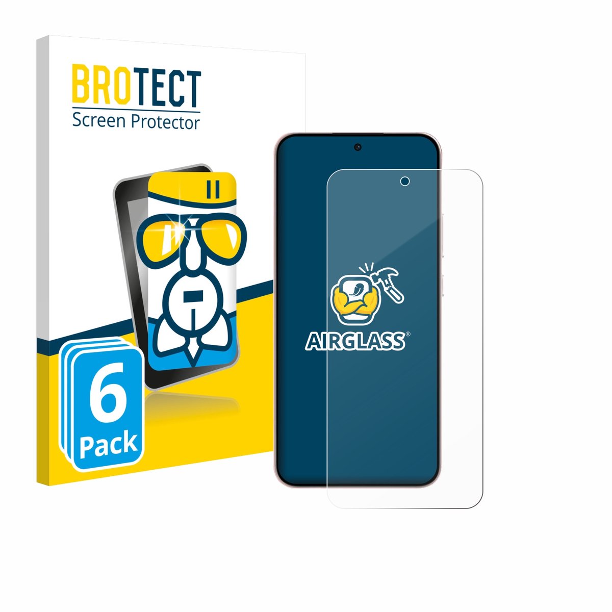 Screenprotector 6 Stuks voor Oppo Reno 14 F Beschermglas transparant