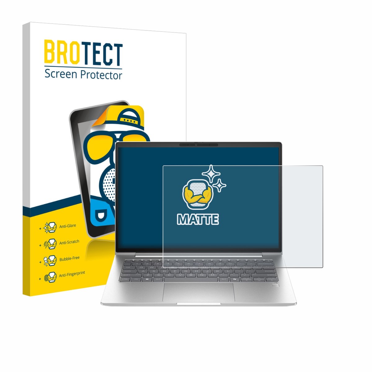 BROTECT - Screenprotector voor HP EliteBook 6 G1a 14" - Folie Beschermfolie matte