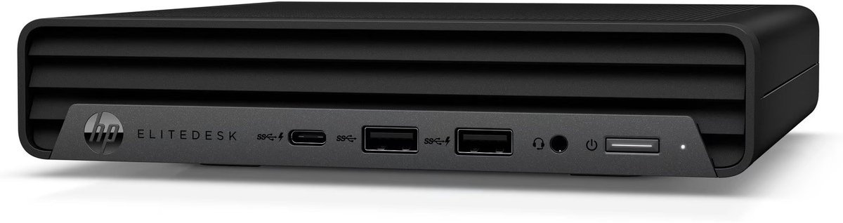HP Elite Mini 800 G9 - Desktop PC - Intel Core i5-12500T - 16GB RAM - 256 SSD - Windows 11 Pro thumbnail 2