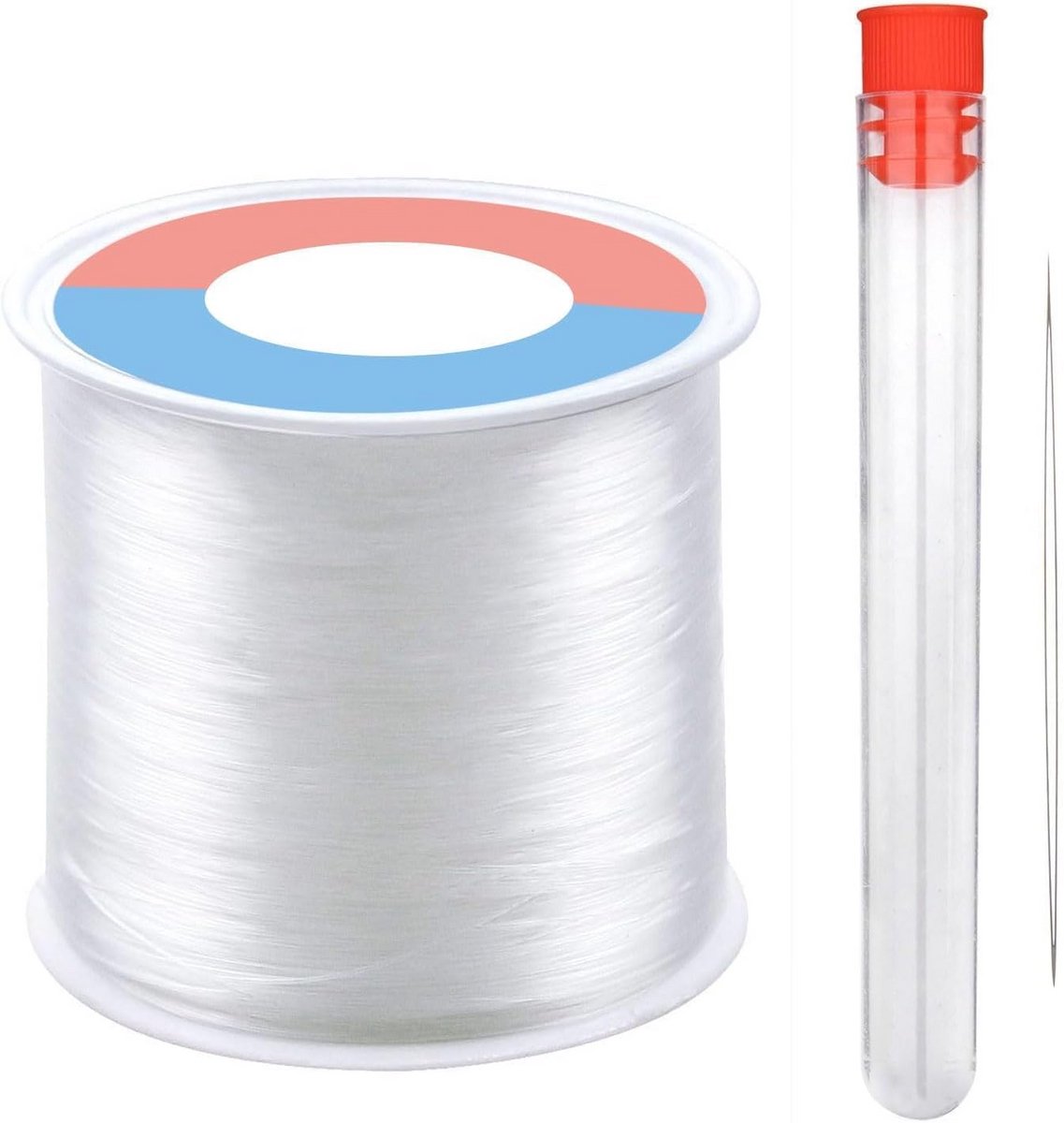 Sterke Transparante Nylon Draad 0.4mm met Kralendraad voor Sieraden en Knutselprojecten Clear