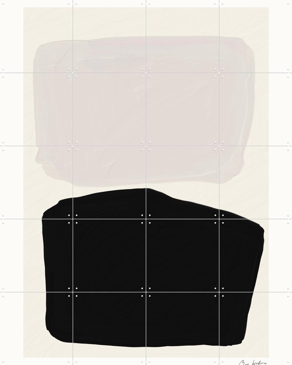 IXXI Abstract No 1, Zoe Wodarz - 80 x 100 cm - Gratis ophangtool - Grote wanddecoratie en posters - Minimalisme, Grafisch Ontwerp, Abstract