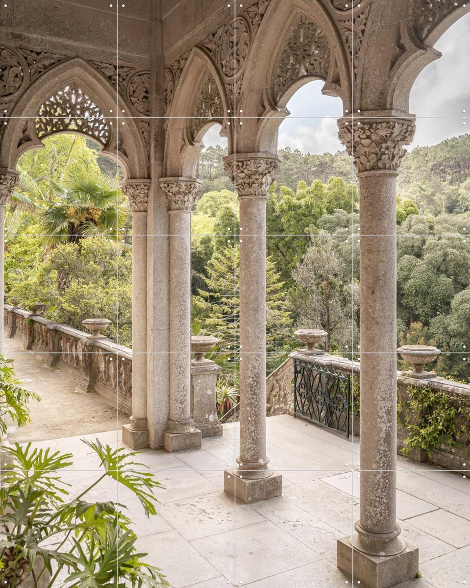 IXXI Arches, Henrike Schenk - 80 x 100 cm - Gratis ophangtool - Grote wanddecoratie en posters - Kleurrijk, Naturalisme, Fotografie, Woonkamer, Gang