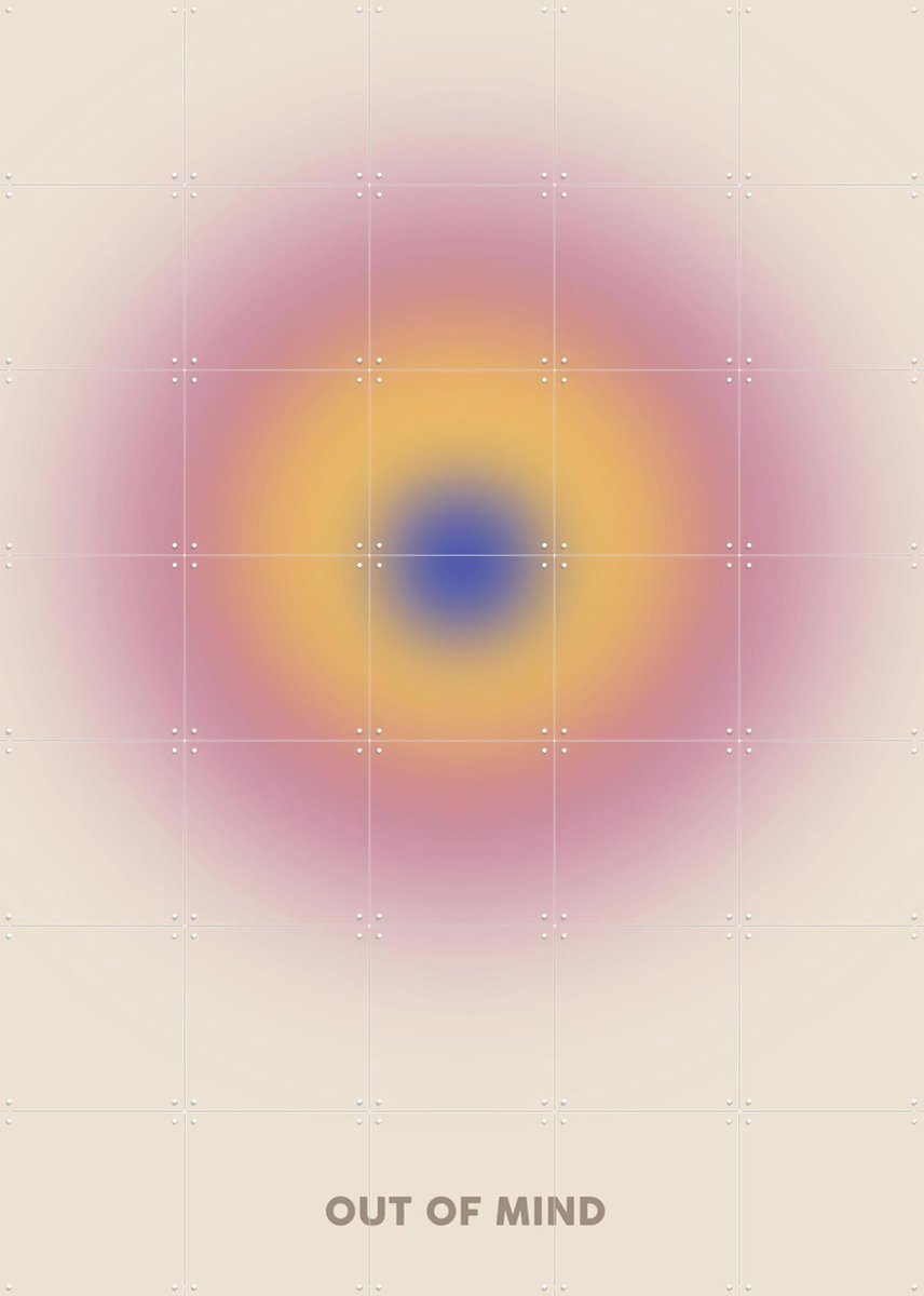 IXXI Out of Mind, The Miuus Studio & Various - 100 x 140 cm - Gratis ophangtool - Grote wanddecoratie en posters - Grafisch Ontwerp, Kleurrijk
