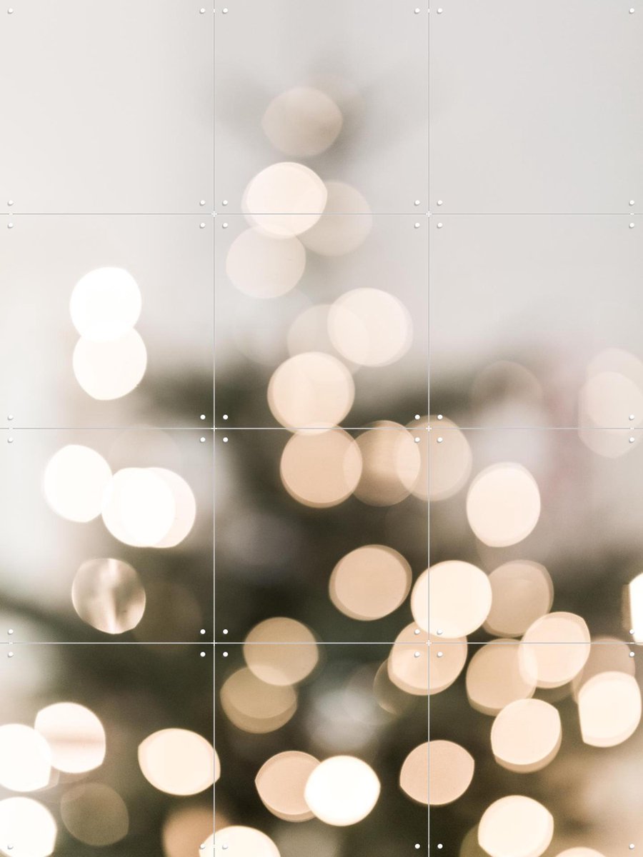 IXXI Christmas Lights 1, Mareike Böhmer - 60 x 80 cm - Gratis ophangtool - Grote wanddecoratie en posters - Fotografie, Abstract, Slaapkamer