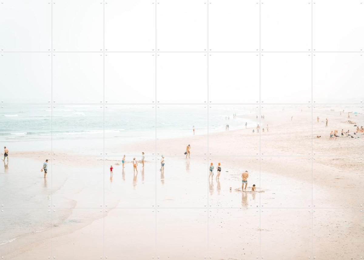 IXXI At the Beach, Ingrid Beddoes - 140 x 100 cm - Gratis ophangtool - Grote wanddecoratie en posters - Minimalisme, Naturalisme, Realisme