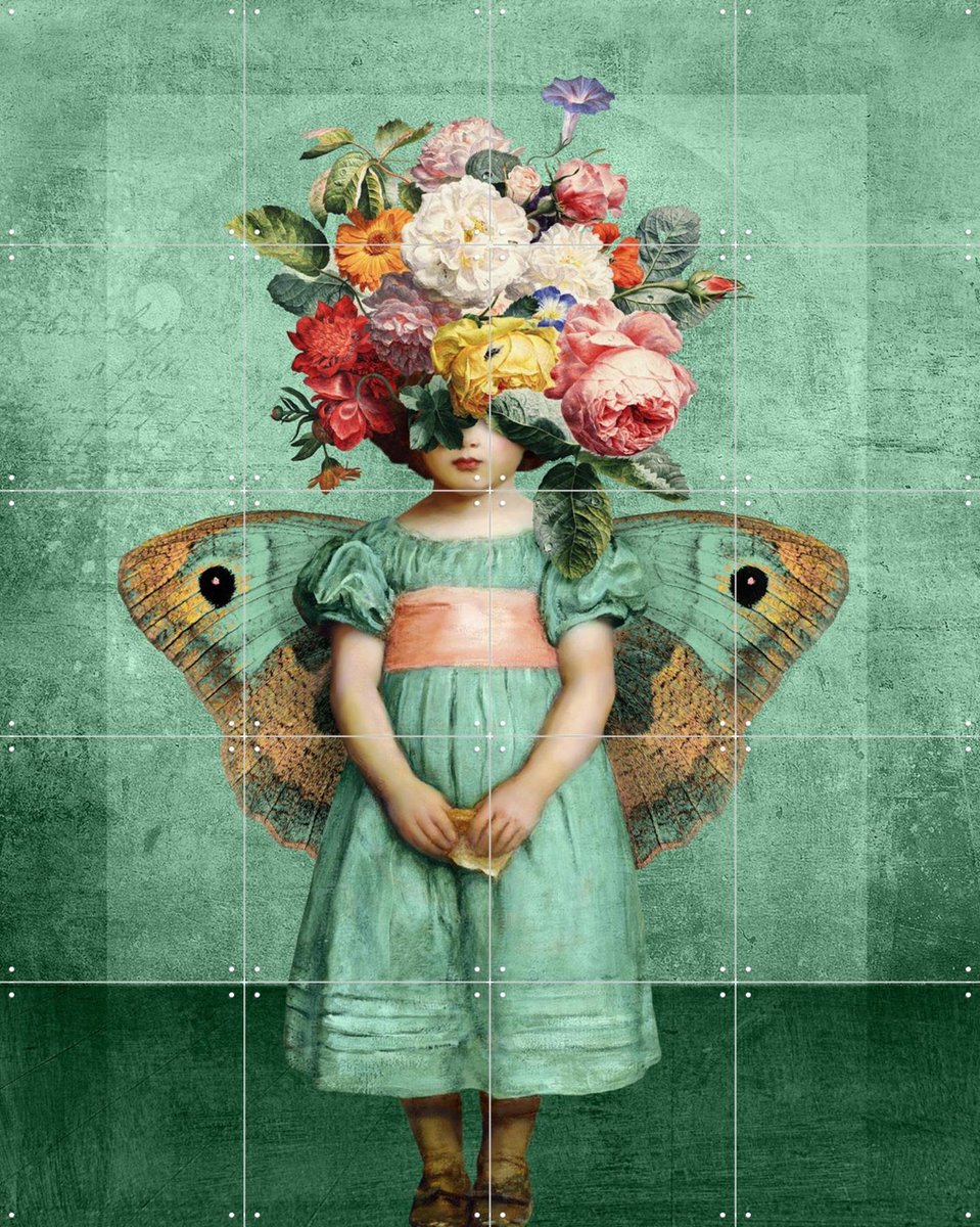 IXXI Whispers of the Past - 2024 Edition, Marja van den Hurk - 80 x 100 cm - Gratis ophangtool - Grote wanddecoratie en posters - Surrealisme