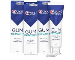 Crest Pro‑Health Gum Detoxify Deep Clean Tandpasta | Antibacterieel & Anticaries · Tandvlees- & Glazuurbescherming, 136g · Pack van 3