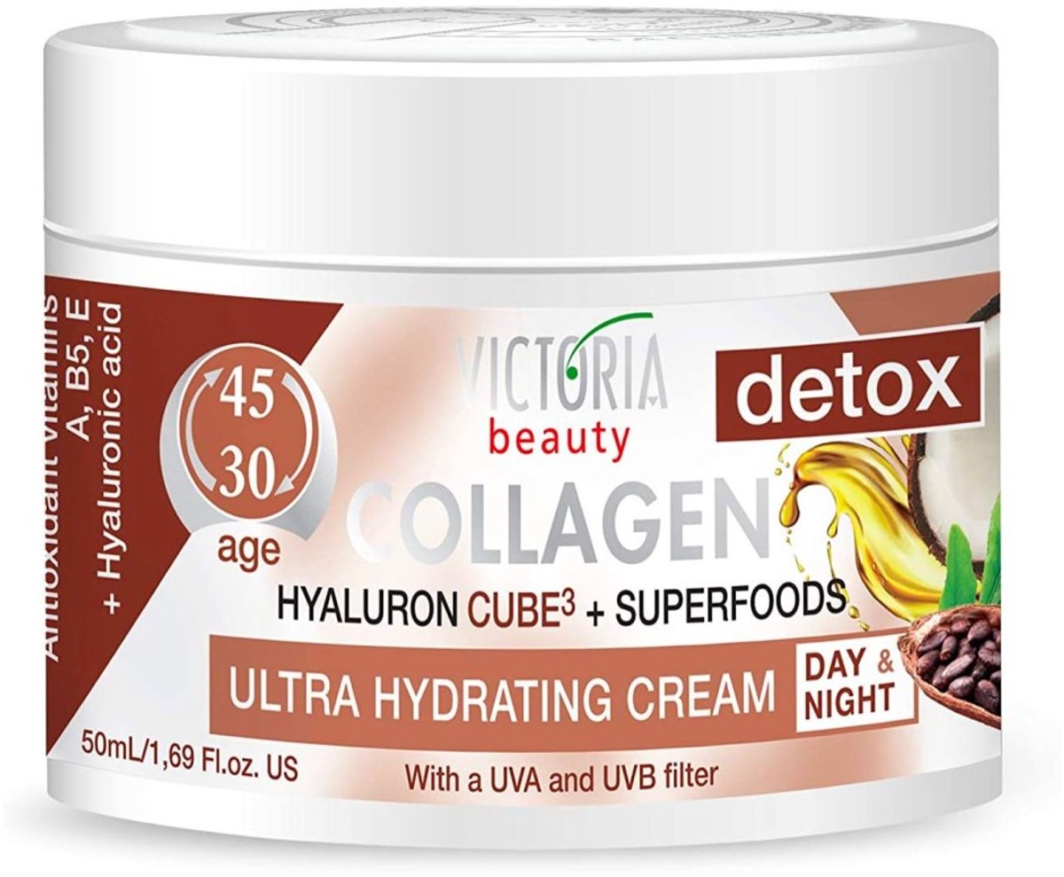 Victoria Beauty - Collageen gezichtscreme 50 ml ultra hydraterend 30 - 45 jaar