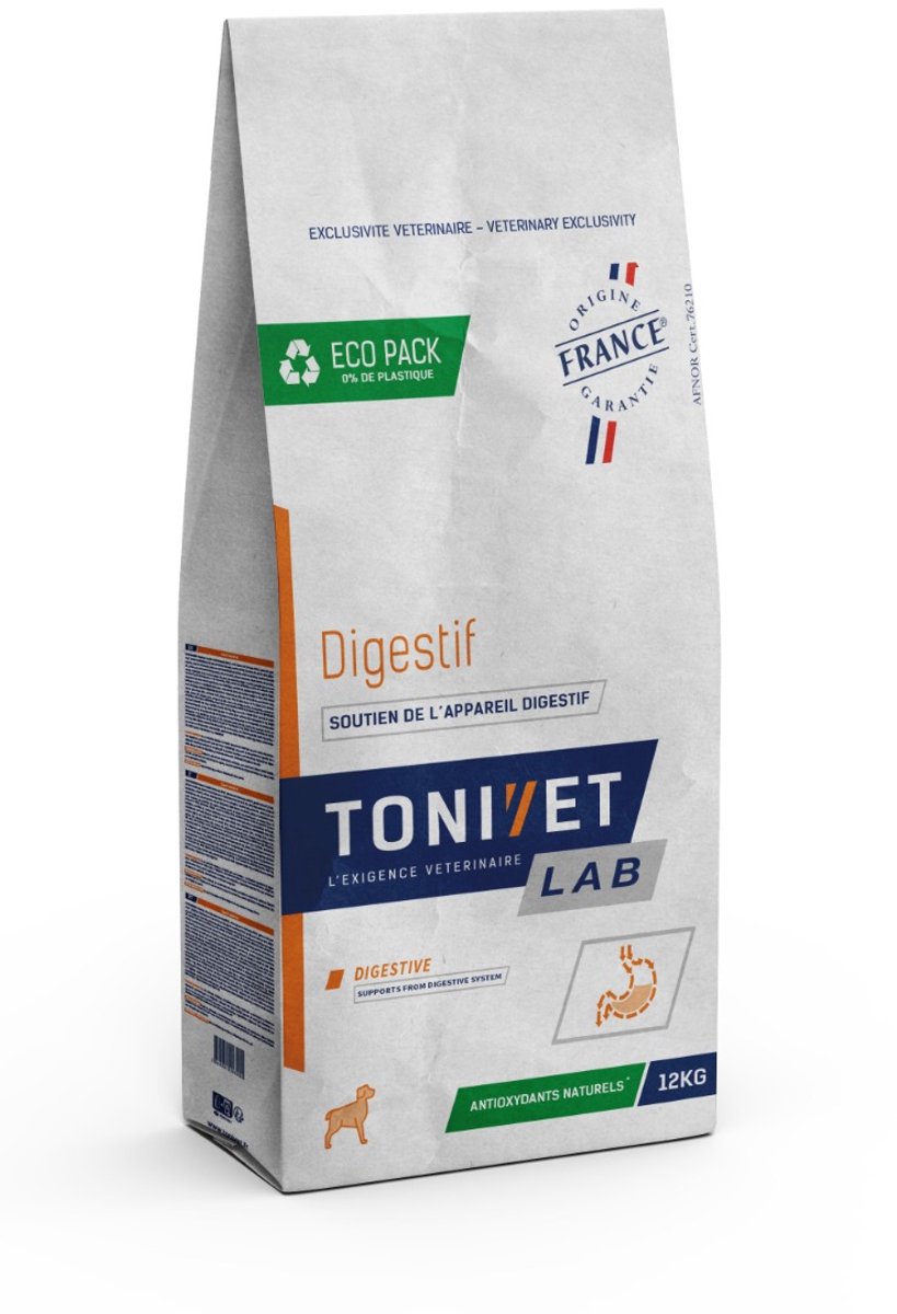 Tonivet Lab Spijsvertering Hond - 12Kg