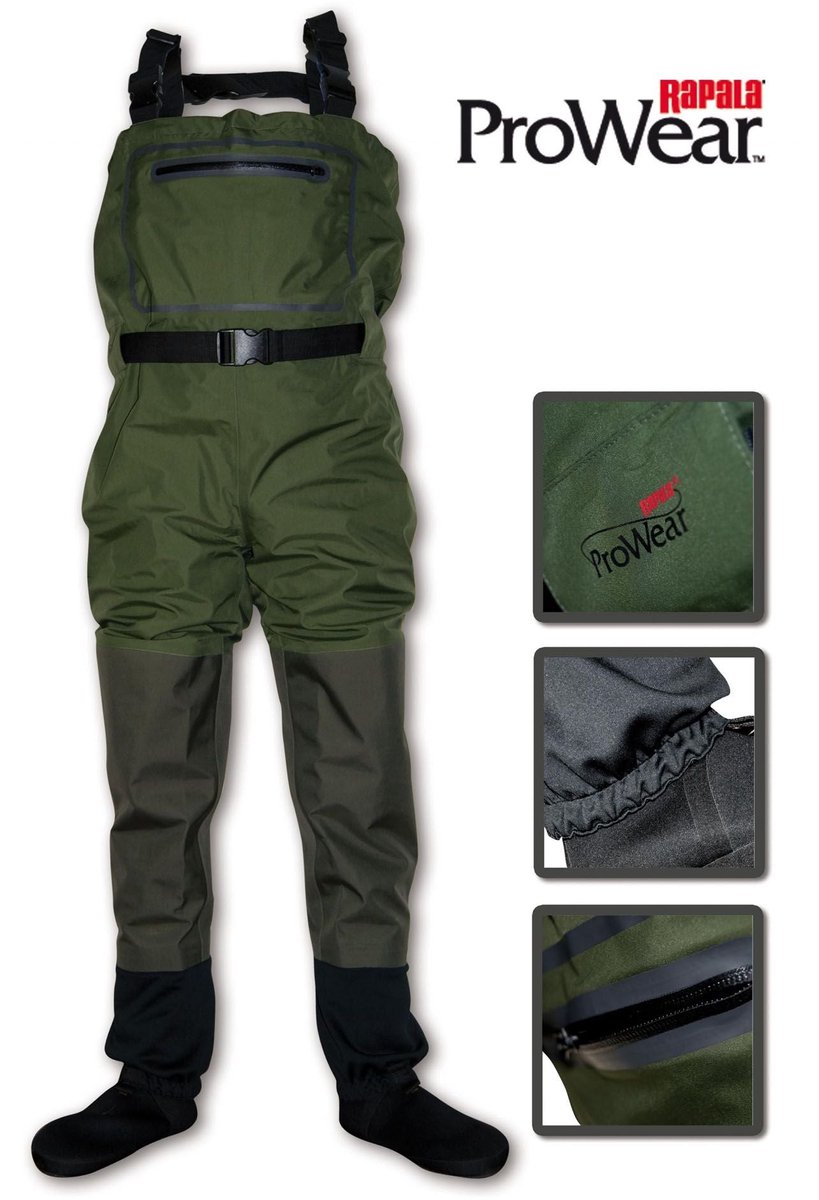 Rapala X-Protect 3+4 Ademend Waadpak Met Neopreen Voetstukken