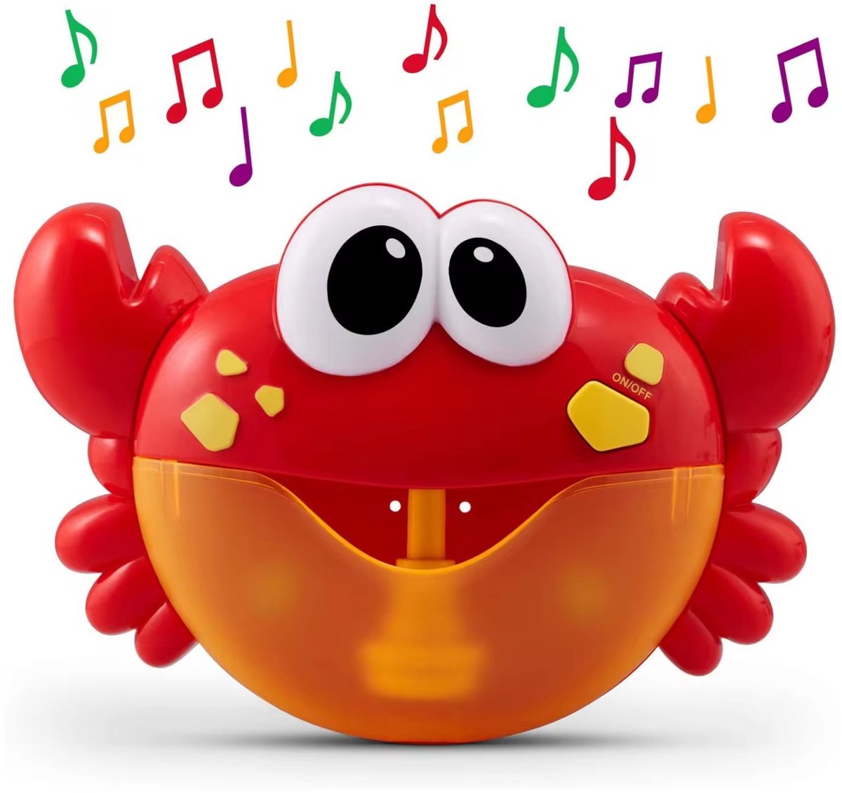 Bubble Krab Bad Speelgoed - Muzikale Bellenblaas Krab voor Bad & douche - Vrolijke Krab met Bellen & Muziek - Badplezier voor kinderen 1-5 jaar