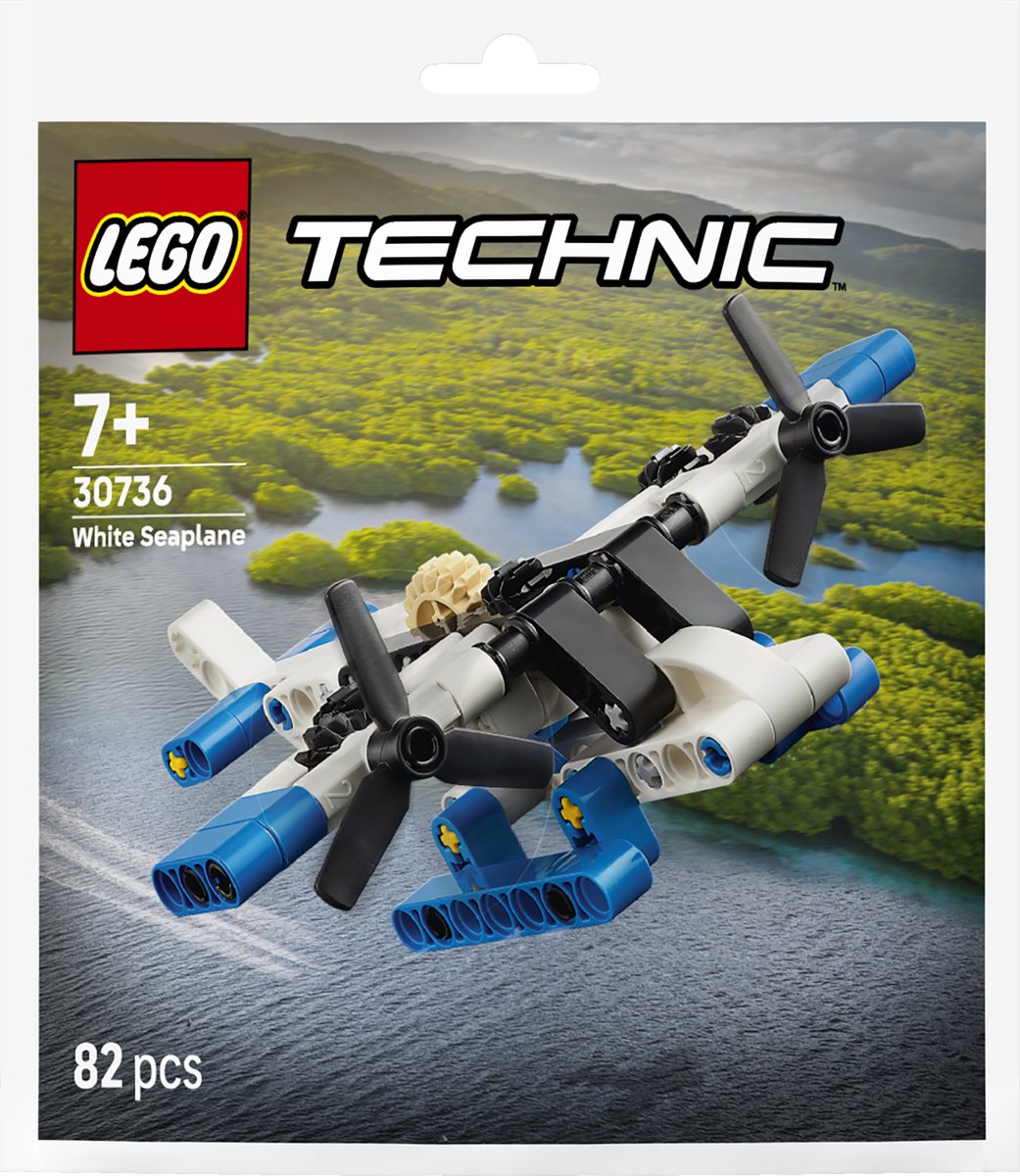 LEGO Technic - Wit watervliegtuig - 30736 — afbeelding 10