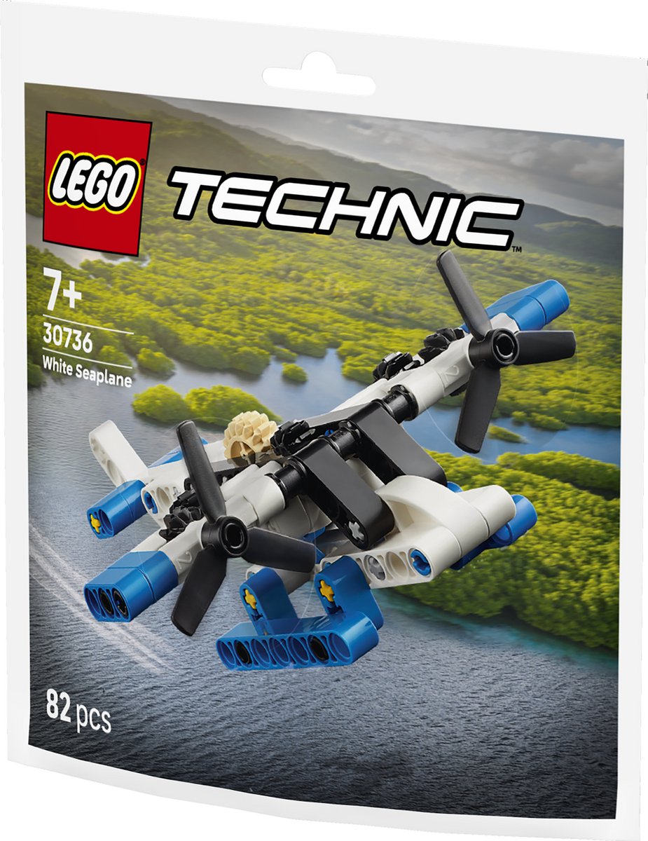 LEGO Technic - Wit watervliegtuig - 30736 — afbeelding 2