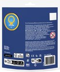 Achterkant van de LEGO Sonic verpakking met waarschuwingen, onderdelen informatie en recycling logo's.