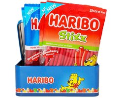 Haribo Strawberry en Swirly Stixx collection box - 640g