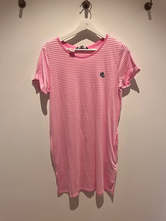 Ralph Lauren, slaapkleedje, rose rayé, L