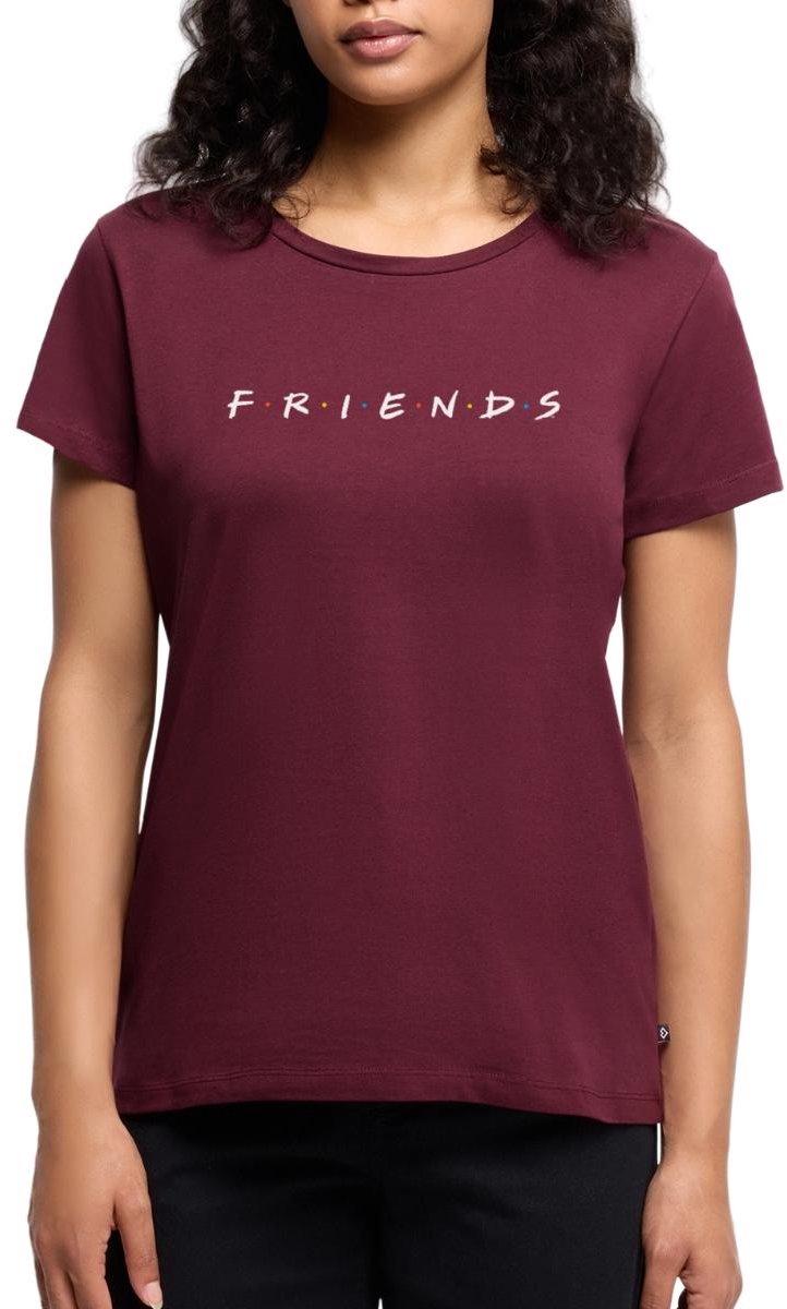 Friends Logo Wit Premium T Shirt Dames