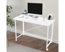 Allecto Opvouwbaar bureau Computertafel met wielen x cm Campingtafel Vrijstaand opklapbaar bureau voor thuiskantoor Picknicktuin geschikt voor kleur of model AliExpress