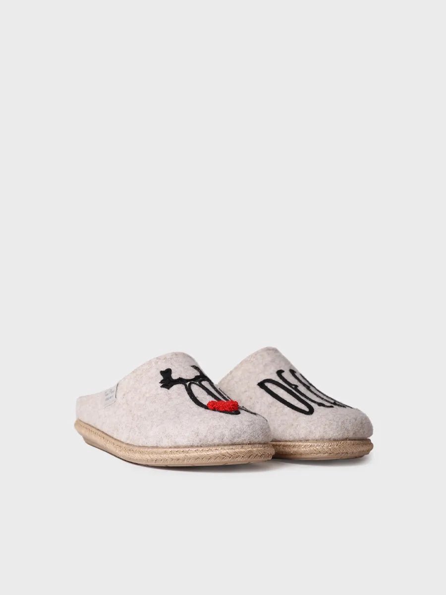 Damesslippers van vilt | DELI-DR