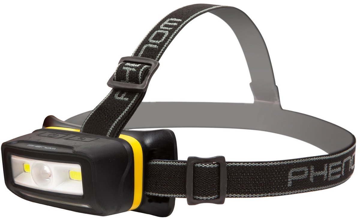LED Hoofdlamp Oplaadbaar - 500 Lumen - Waterdicht IP65 - Bewegingssensor - Verstelbare Hoofdband - 1500mAh Batterij - Sport - Wandelen - Werk [18609]