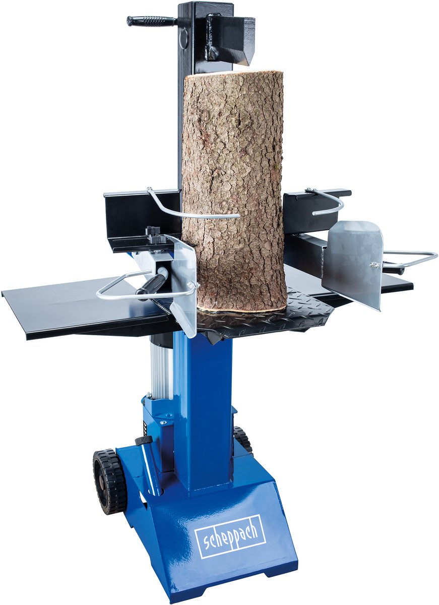 Bol.com Scheppach Houtklover HL810 - 8 ton - Elektrische houtkloofmachine - Houtsplijter - Houtkliever - 230V aanbieding