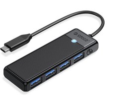 Orico – USB-C Hub – 4x USB-A 3.0 – 5Gbps poorten – Zwart