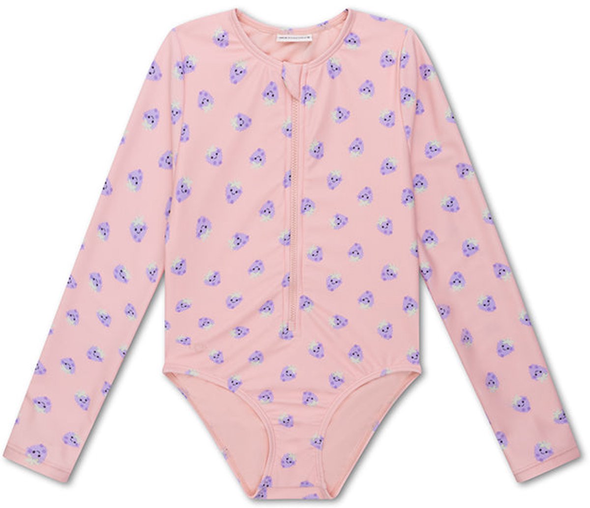 Swim Essentials UV Badpak Meisjes Met Lange Mouwen - Roze/Paars - Blackberry — afbeelding 8