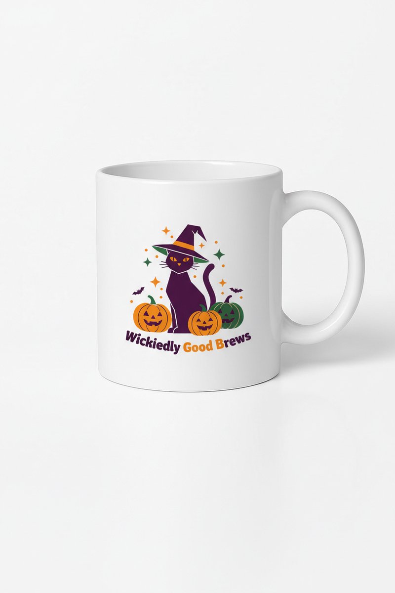 Halloween Mok - Wickedly Good Brews - Koffiemok Cadeau