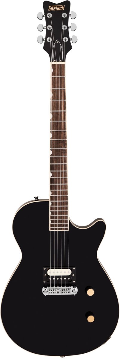 Gretsch Streamliner Jet 1 Pickup Black - Single-cut elektrische gitaar