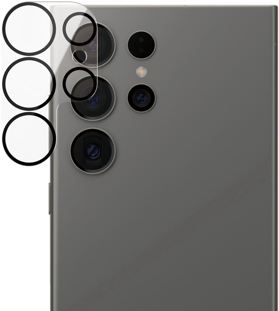 Viewr Camera Lens Protector Samsung Galaxy S25 Ultra – 9H Gehard Glas Camerabeschermer