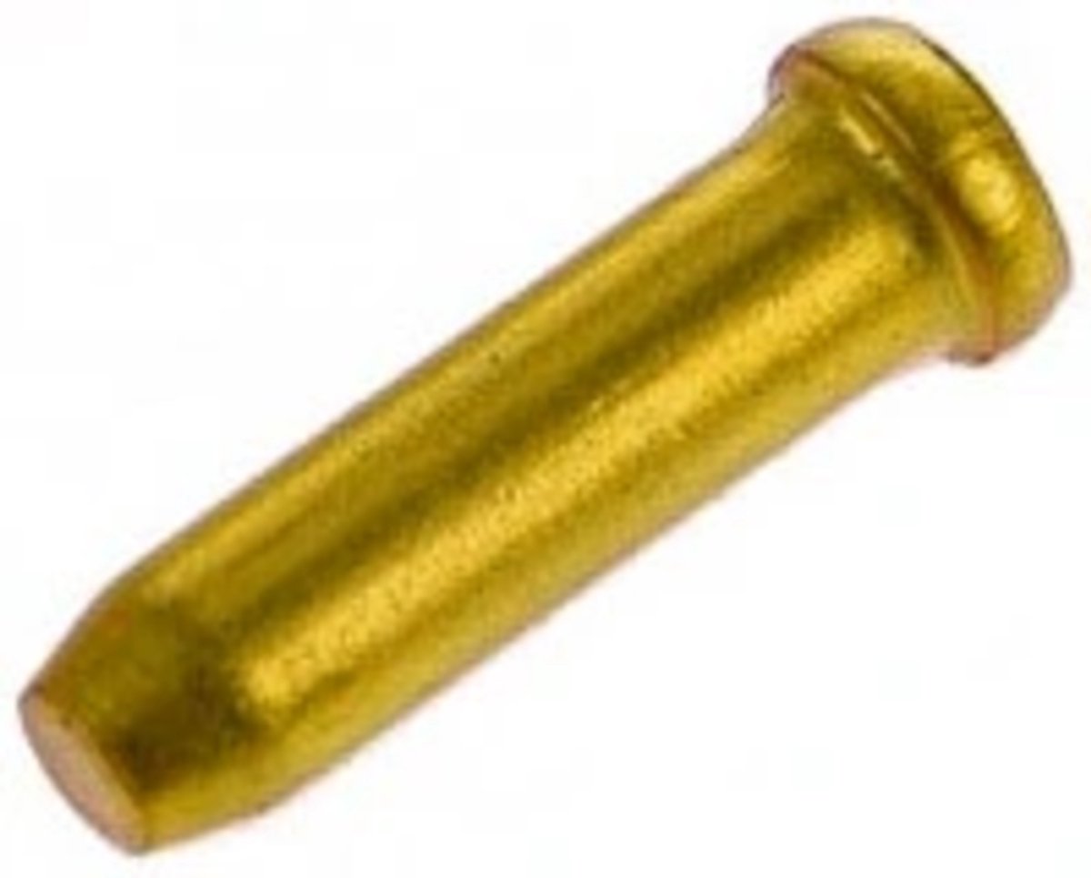 PROX - Gouden Aluminium Kabel Eindkap - 11mm