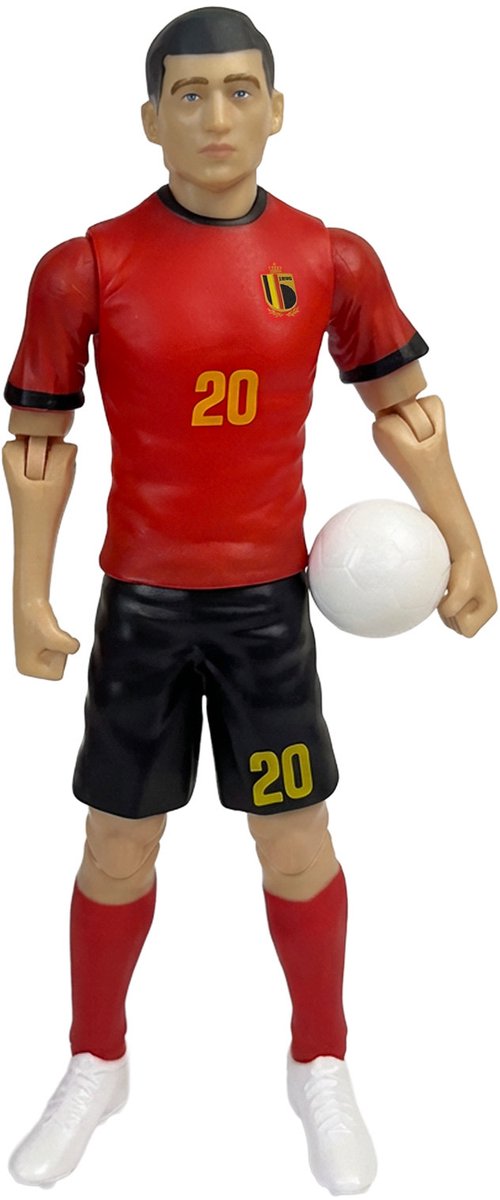 Actiefiguur Rode Duivels - Hans Vanaken - Voetbalpop met Bewegende Ledematen - Officiële Merchandise
