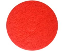 Boenpads Vloer - Reinigingspads Polijstpad - Vloeronderhoud - Zware Kwaliteit - 17 inch - Rood