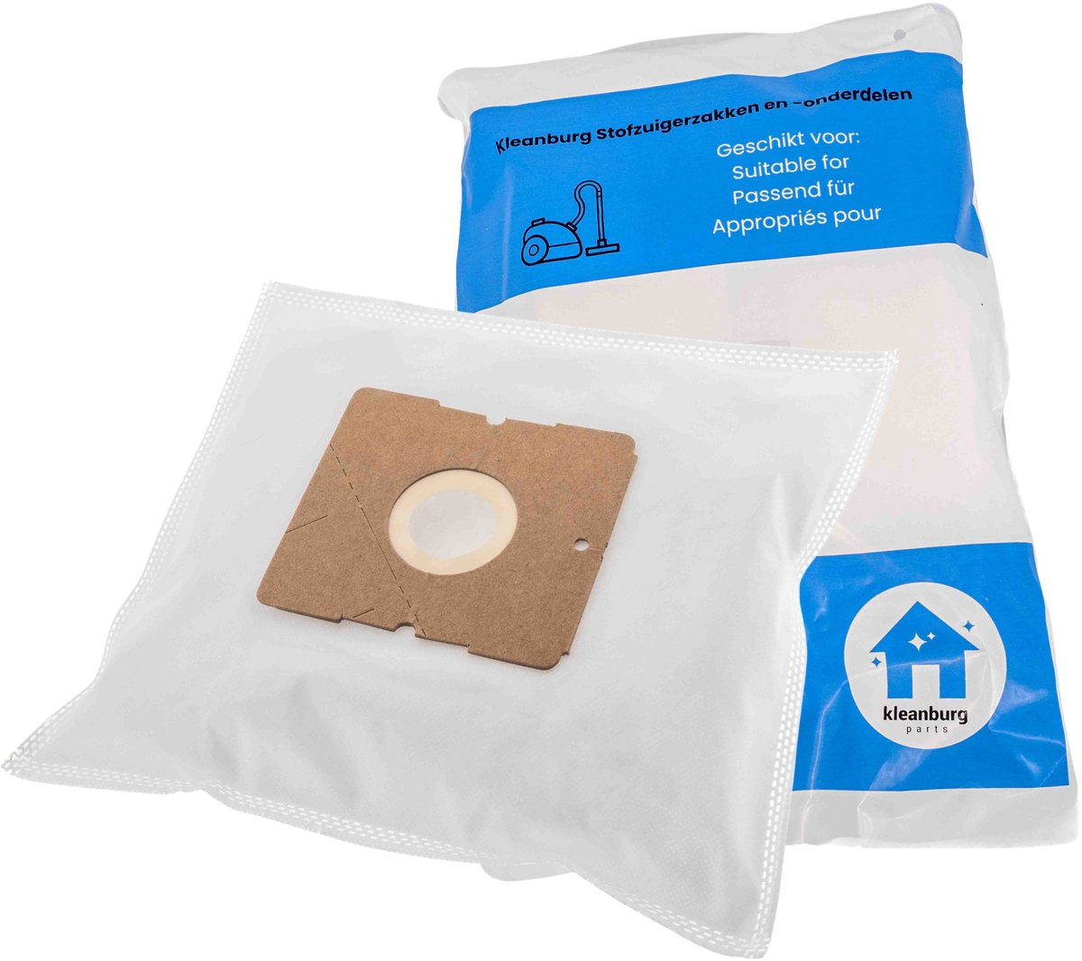 KLeanburg Stofzuigerzakken geschikt voor Bestron D0013S – Microvezel – 10 stuks incl. filter